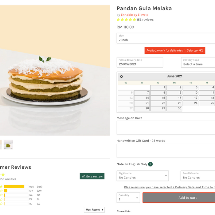 How to Order on Cake Together