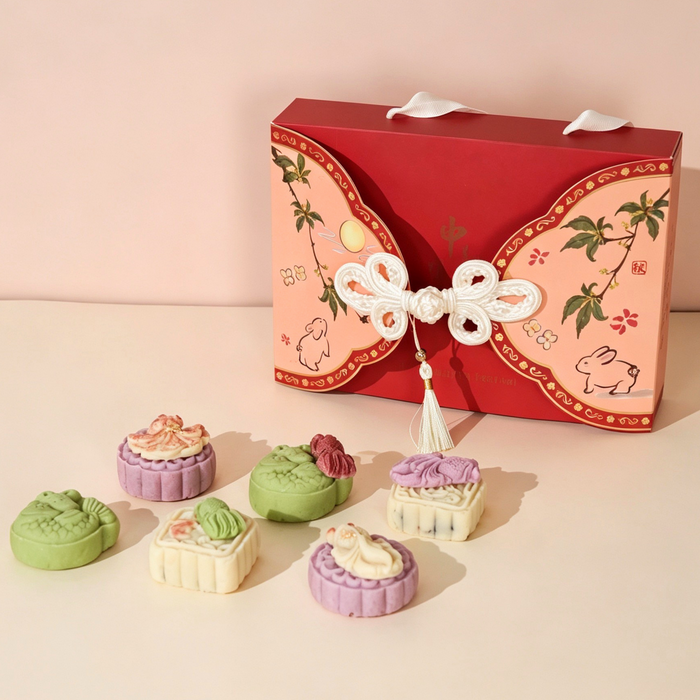 月圆人圆月饼 Snow Skin Mooncake