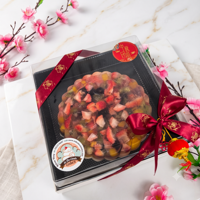 Fresh Fruit Giant Jelly Mooncake 8"
