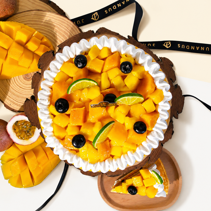 Alphonso Mango Passion Crepe Cake