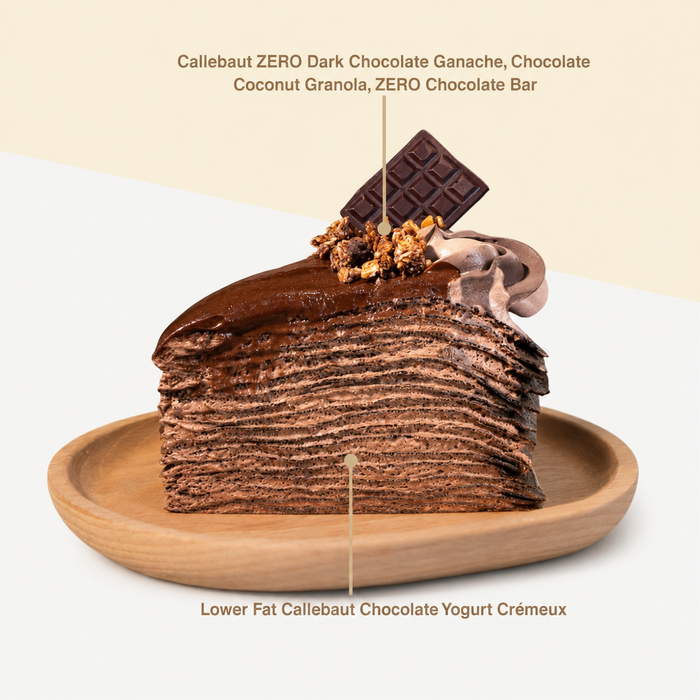 Triple Chocolate Crepe Cake