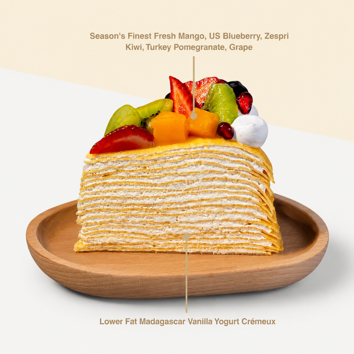 Fruity Madagascar Vanilla Crepe Cake