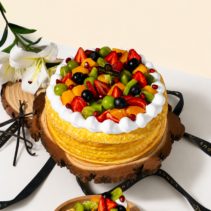 Fruity Madagascar Vanilla Crepe Cake