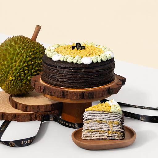 24K Musang King Durian Crepe Cake