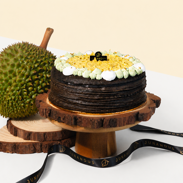 24K Musang King Durian Crepe Cake