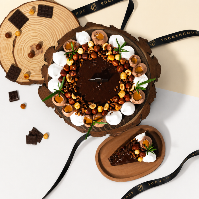 Callebaut Hazelnut Dark Chocolate Crepe Cake