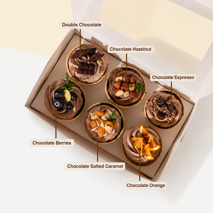 Cocoa Bonbon Cupcake 6pcs