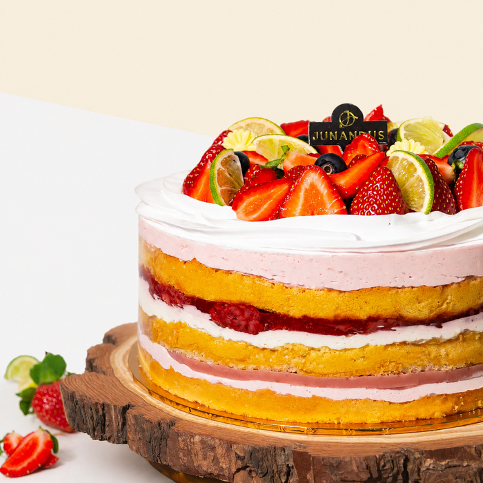 Strawberry Victoria Chiffonge Cake