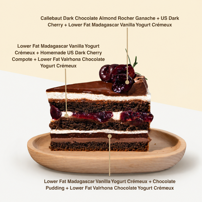 Valrhona Black Forest Chocolate Chiffonge Cake