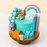 Teddy Bear Boy Theme Cake 6 inch