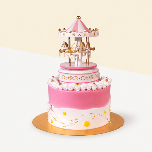 Carousel Theme Cake 6 inch