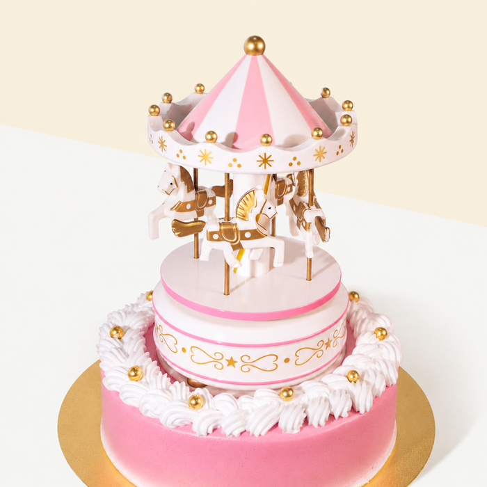 Carousel Theme Cake 6 inch