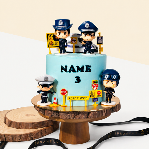 Policeman Theme Cake 6 inch