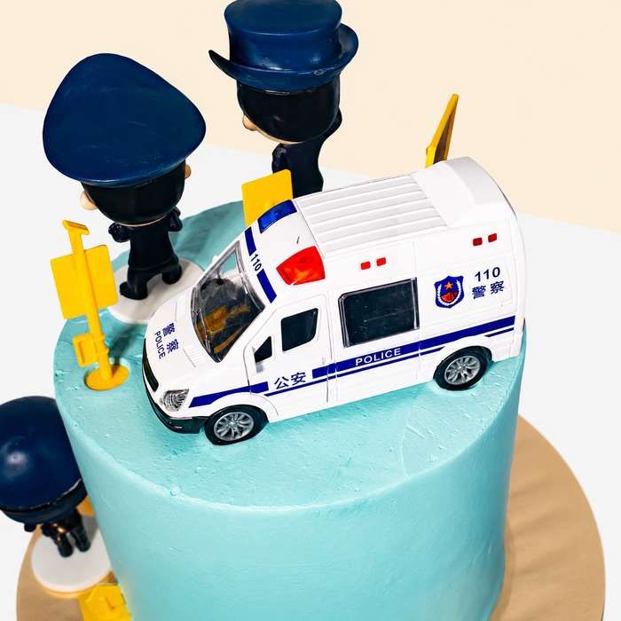 Policeman Theme Cake 6 inch