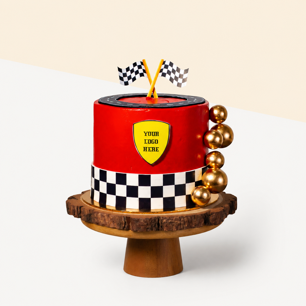 Racing Car Theme Cake 6 inch