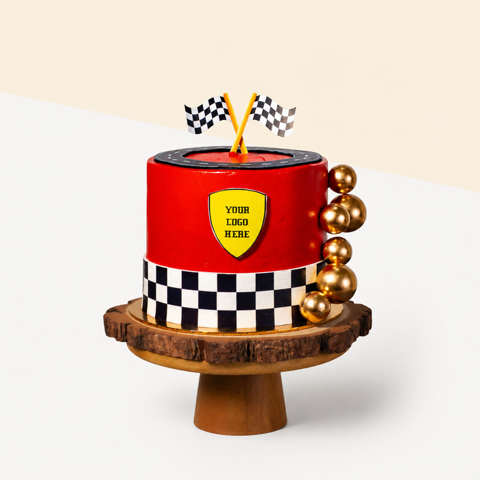 Racing Car Theme Cake 6 inch