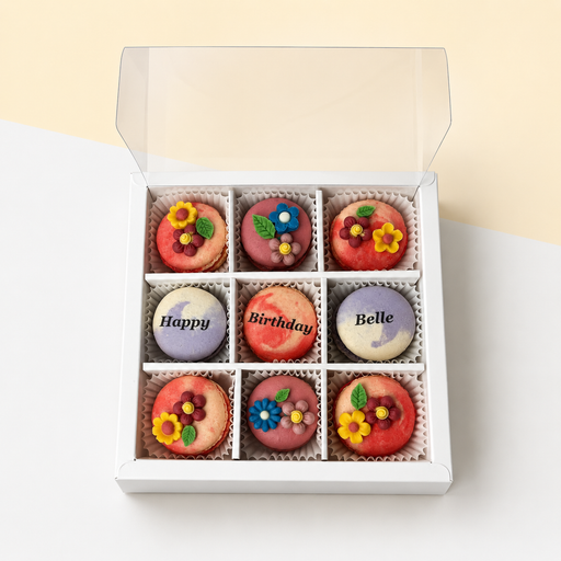 Floral Macarons Box