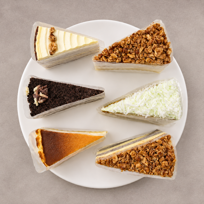 Mix & Match Cake Slice Box (6 Pieces)