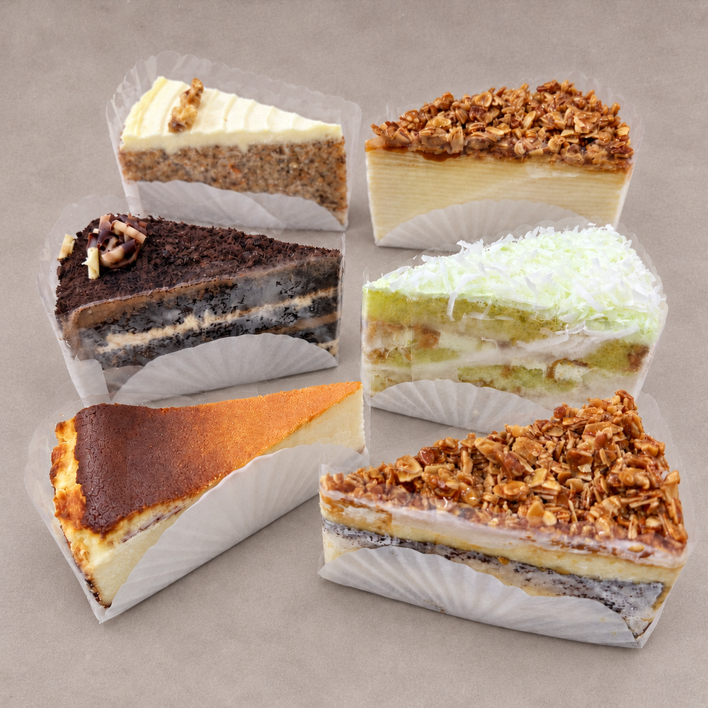 Mix & Match Cake Slice Box (6 Pieces)