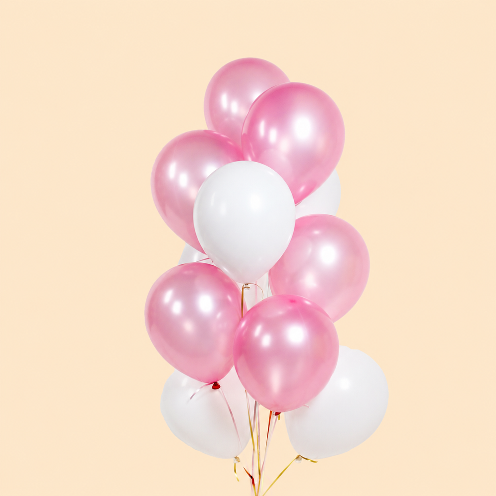 Helium Balloons 12 Pieces