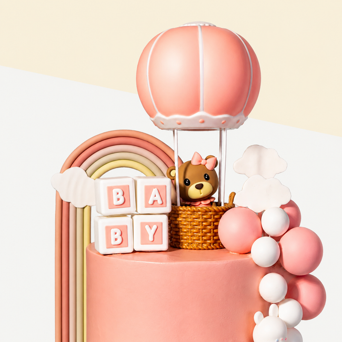 Teddy Bear Girl Theme Cake 6 inch