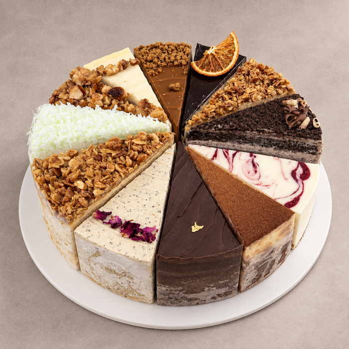 Assorted Cake Slice Box (12pcs)