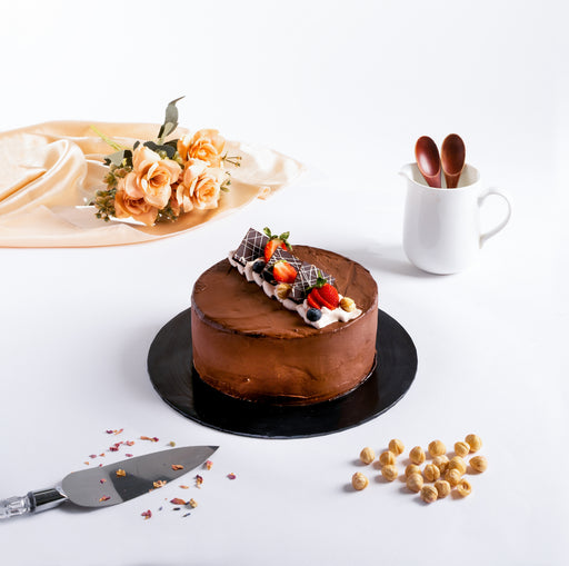 Hazelnut Chocolate Mousse Cake