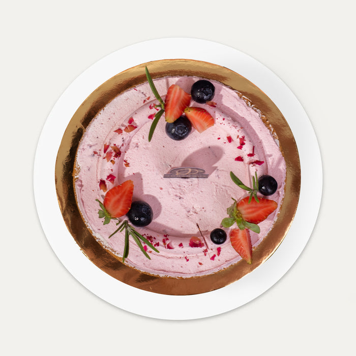 Strawberry Victoria Vegan Naked Cake 6 inch - Cake Together - Online Cake & Gift Delivery