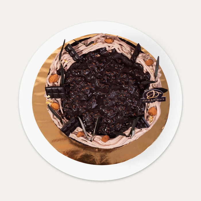 Hazelnut Chocolate Vegan Naked Cake 6 inch - Cake Together - Online Cake & Gift Delivery