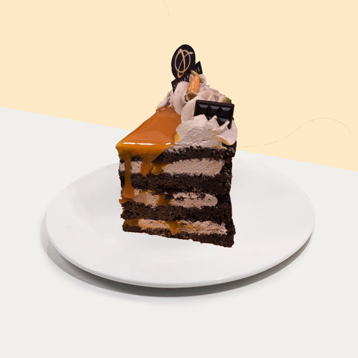 Salted Caramel Vegan Naked Cake 6 inch - Cake Together - Online Cake & Gift Delivery