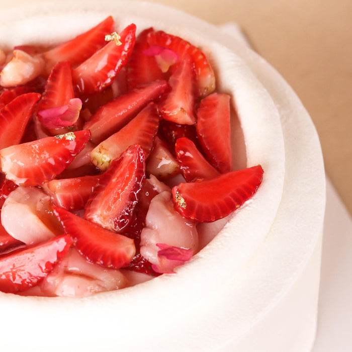Strawberry Lychee Cake 6 inch