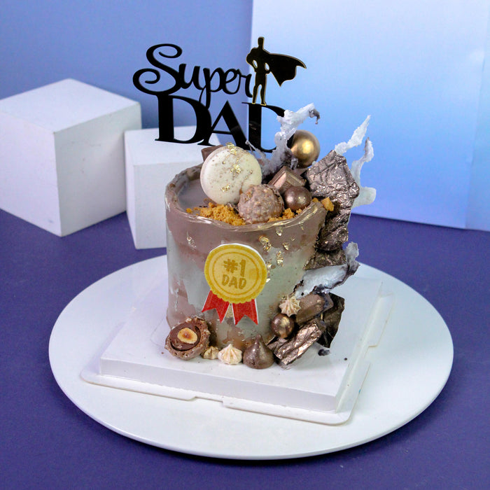 Heroic Father's Day 4 inch - Cake Together - Online Father’s Day Cake & Gift Delivery