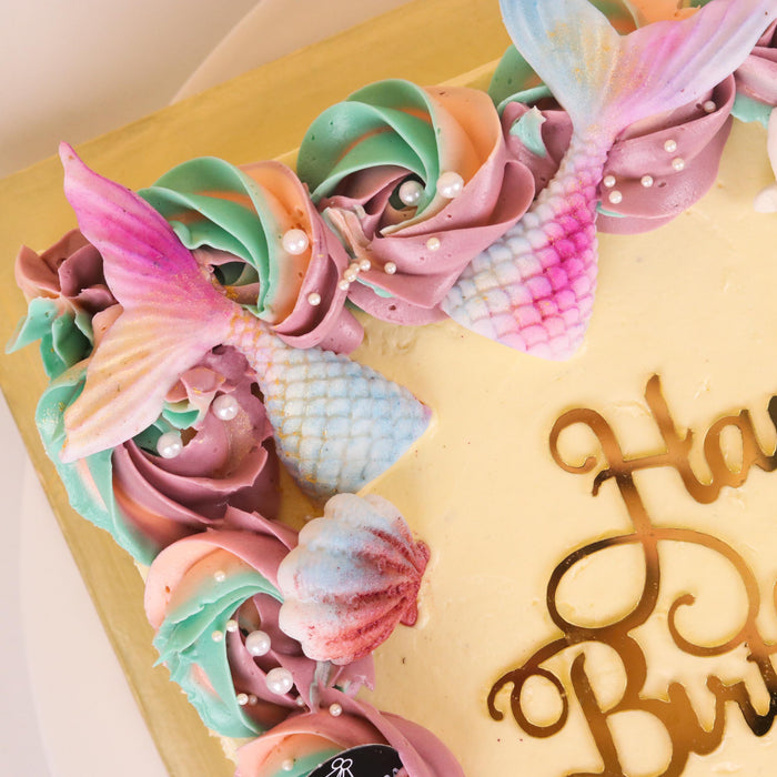 Under the Sea Square Party Cake 8 inch