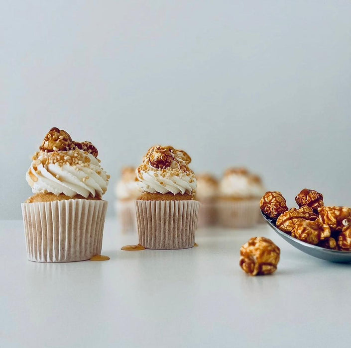 Caramel Popcorn Cupcakes
