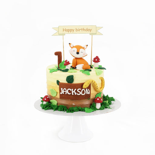 Woodland Fox Cake