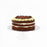 Chocolate cake with caramel filling along with cream cheese frosting