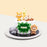 Cake with animals made from fondant