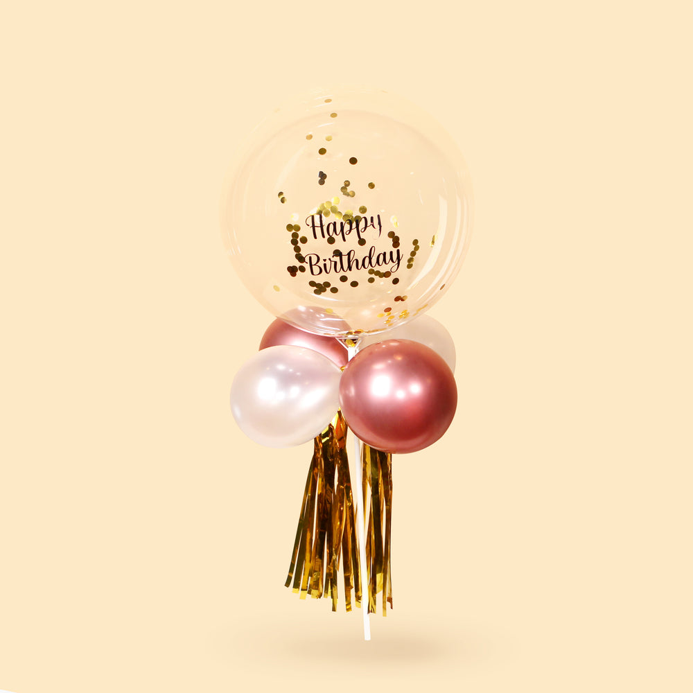 (Customise Message) Sweet Bubble Balloon Stick