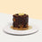 Chocolate butter cake with chocolate toppings
