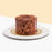 Chocolate coated butter cake, with hand piped chocolate rosettes