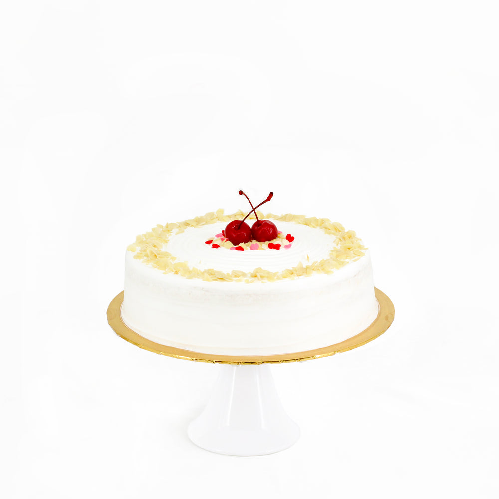 Vanilla sponge change, filled with cempedak chunks