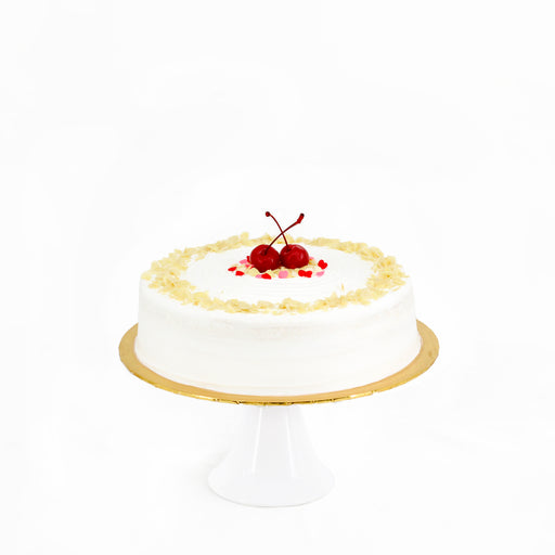 Vanilla sponge change, filled with cempedak chunks
