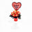 Ferrero Rocher bouquet with a teddy bear and red foil balloon