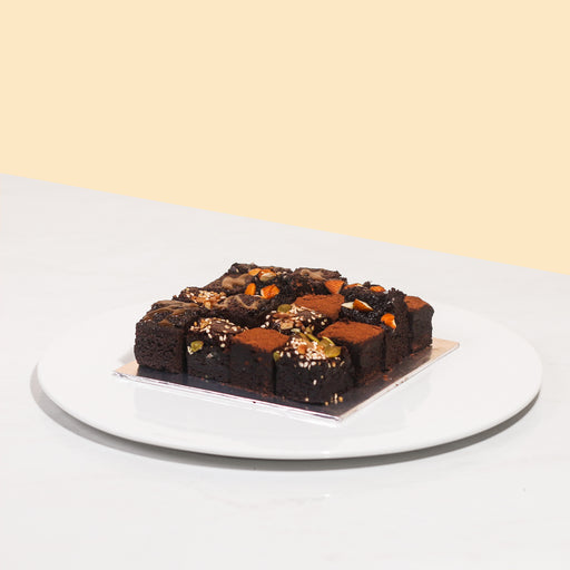 Mini brownie bites from BrowniesBar, with four different flavours