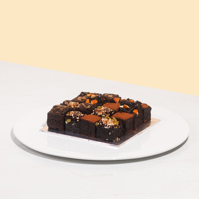 Mini brownie bites from BrowniesBar, with four different flavours