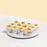 Vanilla cupcakes with vanilla buttercream, glazed with butterscotch sauce