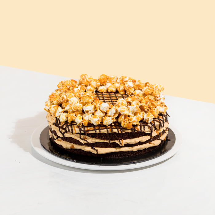 Elevete Patisserie salted caramel popcorn cake