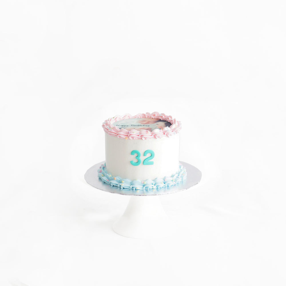 Edible image printed cake