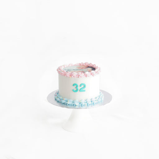 Edible image printed cake