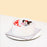 Vanilla chiffon cake filled with strawberry and cream cheese frosting